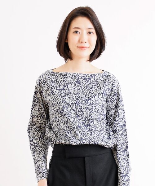 ＊＊NIMES / ニーム シャツ・ブラウス | ピーチツイル et Lagos Laurel ボートネックP/O | 詳細1