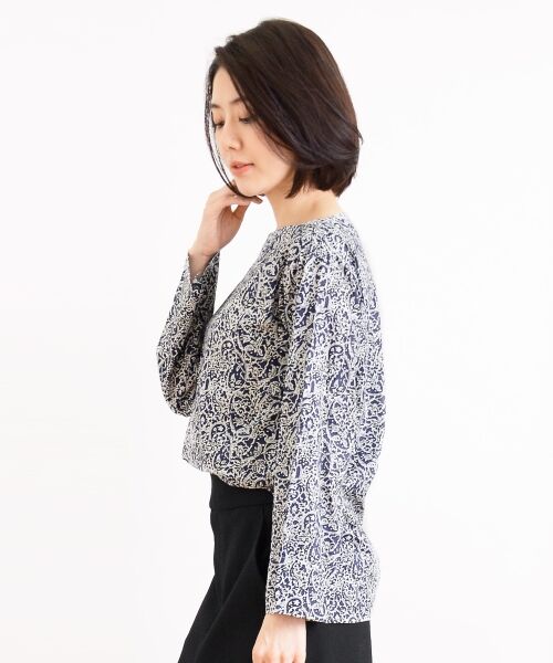 ＊＊NIMES / ニーム シャツ・ブラウス | ピーチツイル et Lagos Laurel ボートネックP/O | 詳細2