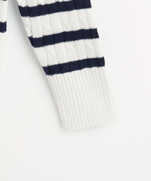 ＊＊NIMES / ニーム ニット・セーター | 9Gミニケーブル クルーネックC/D | 詳細5