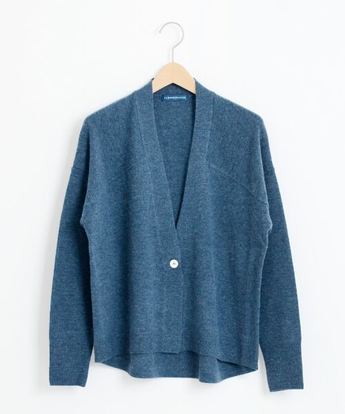 ＊＊NIMES / ニーム ニット・セーター | 12Gタスマニアプラス V C/D（ブルー）