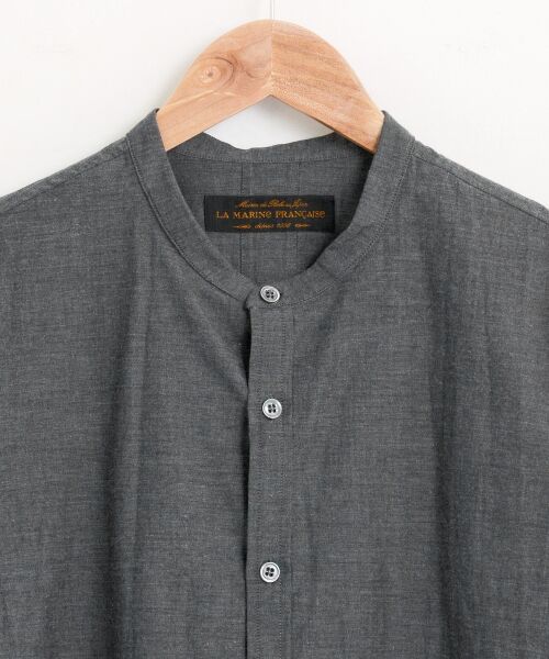 ＊＊NIMES / ニーム シャツ・ブラウス | TOPタイプライターバンドカラーシャツ | 詳細2