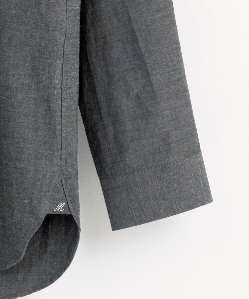 ＊＊NIMES / ニーム シャツ・ブラウス | TOPタイプライターバンドカラーシャツ | 詳細3