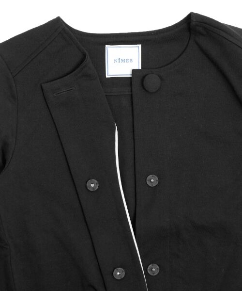 ＊＊NIMES / ニーム その他アウター | デラヴェジャージー ノーカラーJK | 詳細4