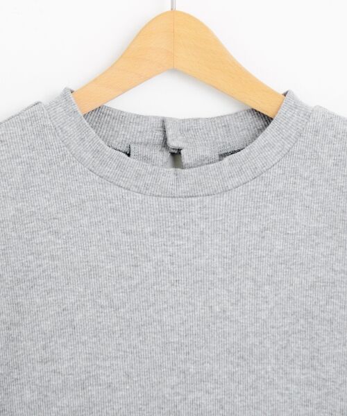 ＊＊NIMES / ニーム カットソー | テレコ ハイネックP/O | 詳細2