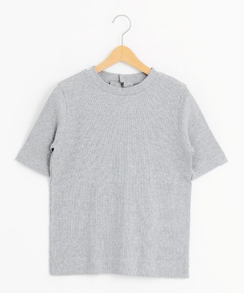 ＊＊NIMES / ニーム カットソー | テレコ ハイネックP/O（グレー系）