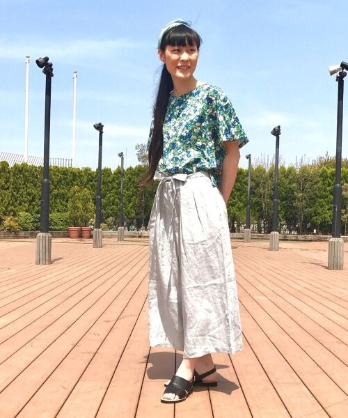 ＊＊NIMES / ニーム カットソー | LIBERTY フレアスリーブP/O | 詳細10