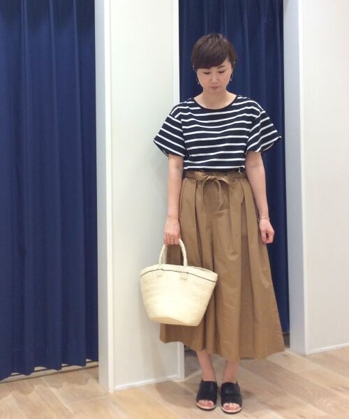 ＊＊NIMES / ニーム カットソー | サイロプレミアム B・D&無地 ワイドフレアーP/O（グレー系その他）