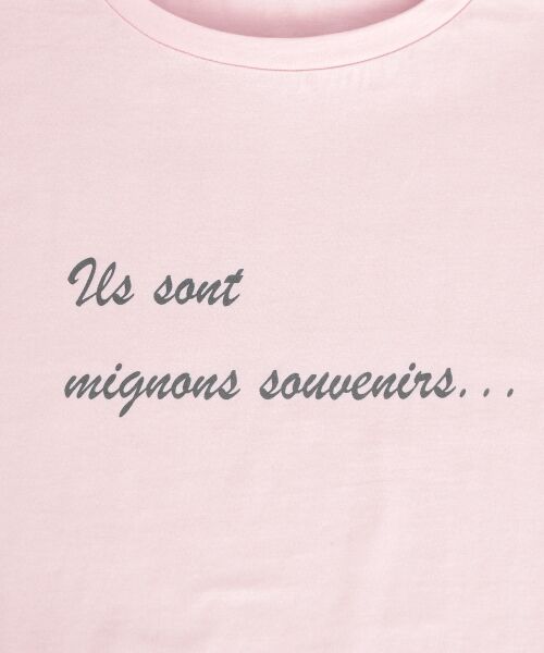 ＊＊NIMES / ニーム カットソー | ハイゲージソフト天竺 ロゴTシャツ | 詳細4