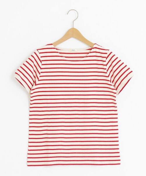 ＊＊NIMES / ニーム カットソー | 24/2天竺BD  半袖P/O（アカ）