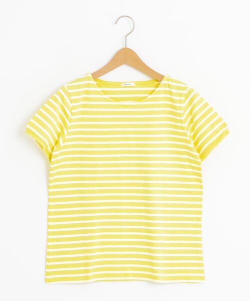 ＊＊NIMES / ニーム カットソー | 24/2天竺BD  半袖P/O（イエロー）