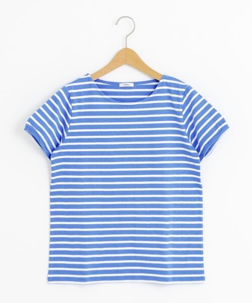 ＊＊NIMES / ニーム カットソー | 24/2天竺BD  半袖P/O（サックス）