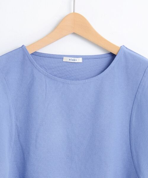 ＊＊NIMES / ニーム カットソー | ジョーゼットライクシャージー ビッグP/O | 詳細2