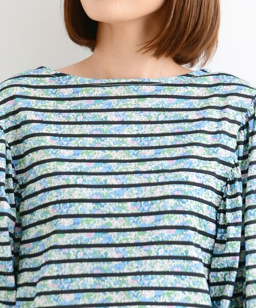 ＊＊NIMES / ニーム カットソー | Audes Stripe リバティボリュームカットソー | 詳細4