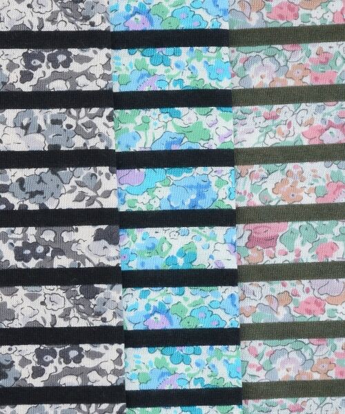 ＊＊NIMES / ニーム カットソー | Audes Stripe リバティボリュームカットソー | 詳細7