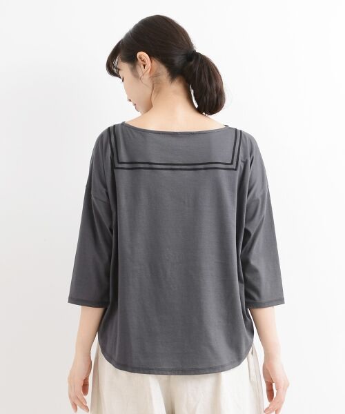 ＊＊NIMES / ニーム カットソー | リヨセル混天竺 刺しゅうカットソー | 詳細3