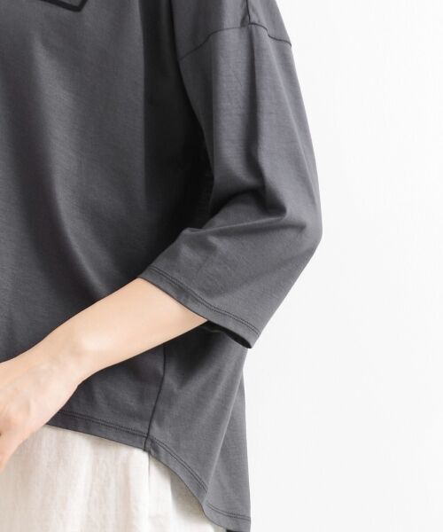 ＊＊NIMES / ニーム カットソー | リヨセル混天竺 刺しゅうカットソー | 詳細5