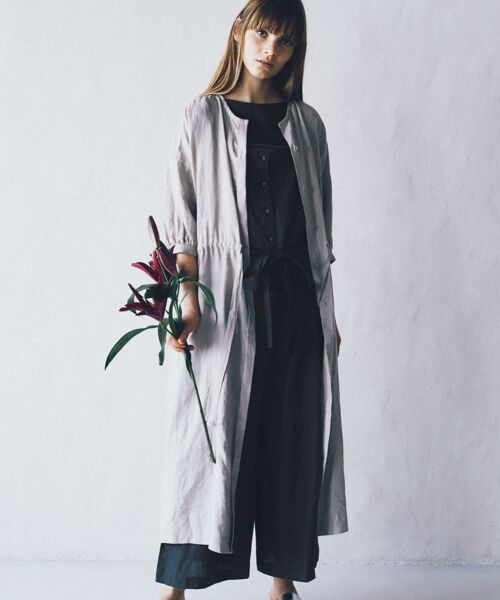 ＊＊NIMES / ニーム カットソー | リヨセル混天竺 刺しゅうカットソー | 詳細8