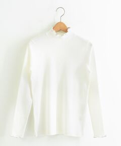 テレコ フリルネックカットソー