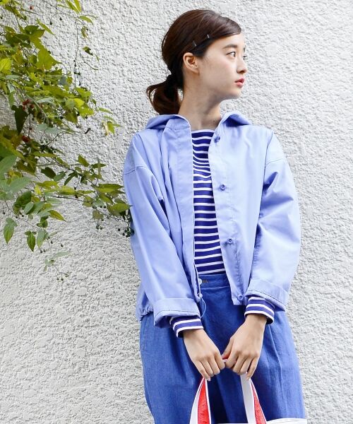 ＊＊NIMES / ニーム その他アウター | 34S ウェザー ブルゾン（サックス）