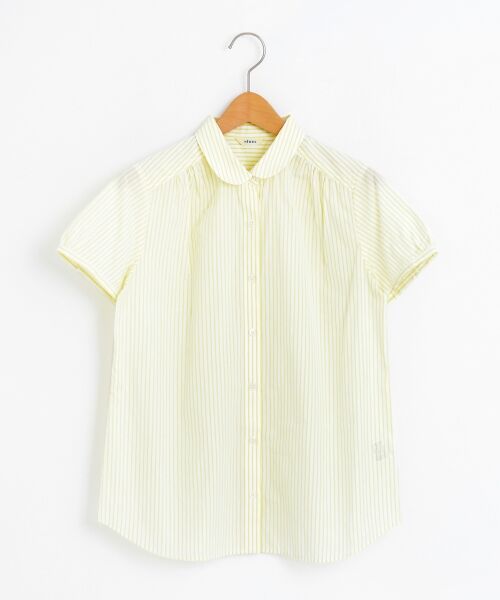 ＊＊NIMES / ニーム シャツ・ブラウス | French Blue 定番BL(半袖)（イエロー）