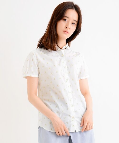 ＊＊NIMES / ニーム シャツ・ブラウス | French Blue 定番BL(半袖) | 詳細1