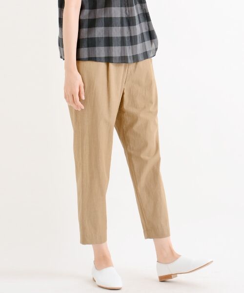 **NIMES / ニーム その他パンツ | ミリタリークロス テーパードPT(ベージュ)