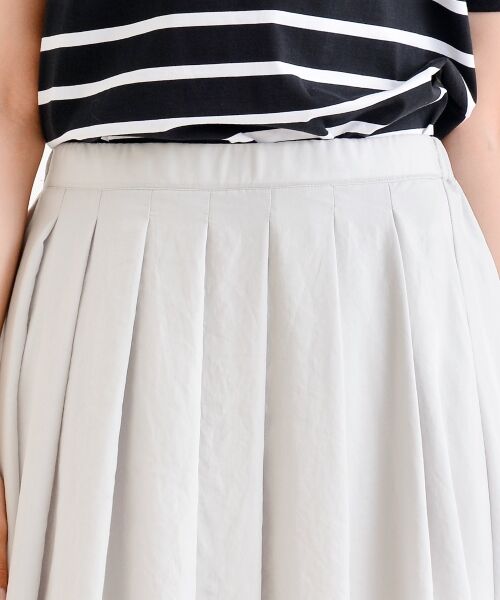 ＊＊NIMES / ニーム ミニ・ひざ丈スカート | 40Sスパンブロード ミモレ丈ボリュームSK | 詳細5