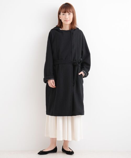 ＊＊NIMES / ニーム その他アウター | WOOLリング圧縮 フードドルマンコート | 詳細1