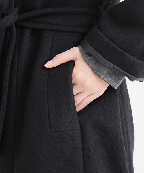 ＊＊NIMES / ニーム その他アウター | WOOLリング圧縮 フードドルマンコート | 詳細6