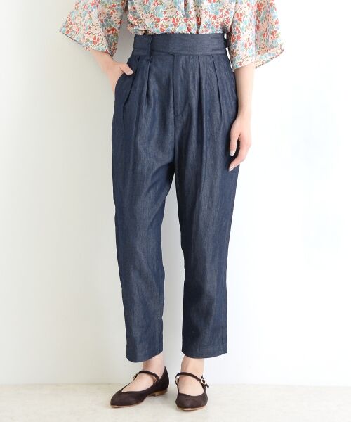 ＊＊NIMES / ニーム その他パンツ | 綿/テンセルバーバリー/デニムグルカPT（インディコ）