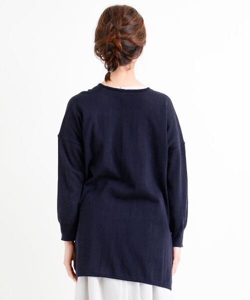 ＊＊NIMES / ニーム ニット・セーター | 強撚綿モダール ポンチョC/D | 詳細3