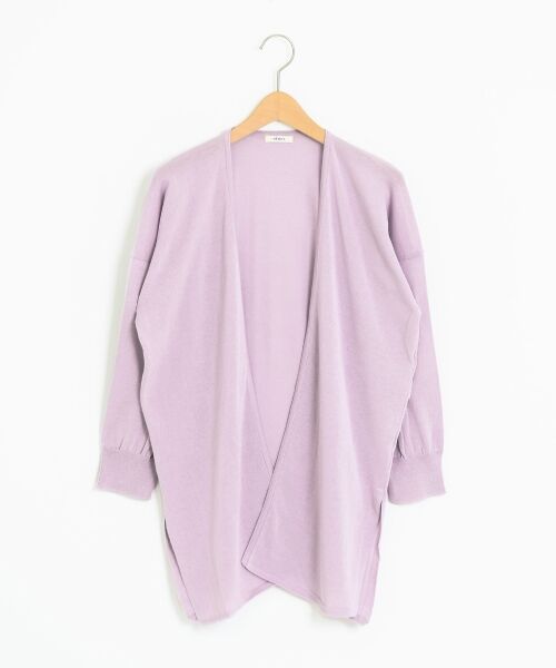 ＊＊NIMES / ニーム ニット・セーター | 強撚綿モダール ポンチョC/D（N/P Lilac）