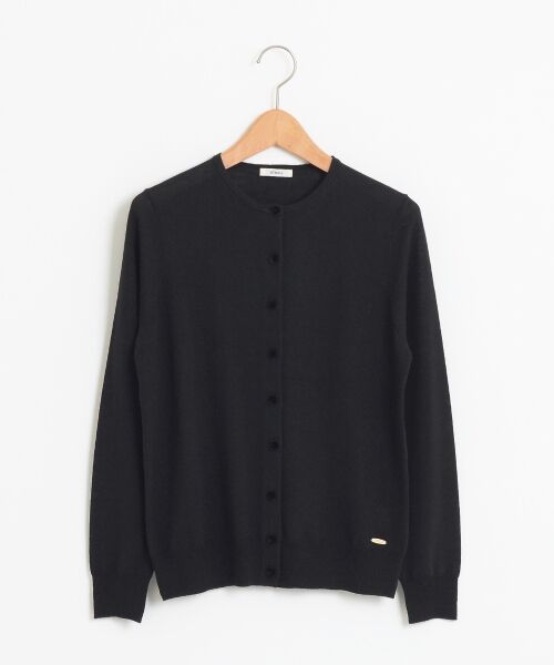 ＊＊NIMES / ニーム ニット・セーター | ビエラヤーン 定番クルーN C/D（ブラック）