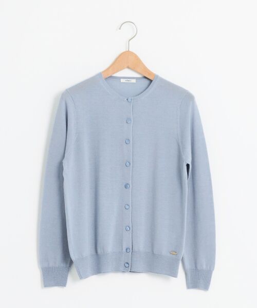 ＊＊NIMES / ニーム ニット・セーター | ビエラヤーン 定番クルーN C/D（サックス）