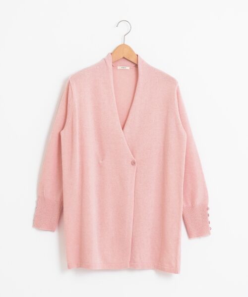 ＊＊NIMES / ニーム ニット・セーター | ELENA ドレープカラーCD（ピンク）