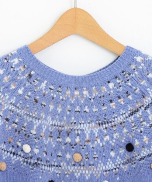 ＊＊NIMES / ニーム ニット・セーター | Italy Yern 球心柄P/O | 詳細3