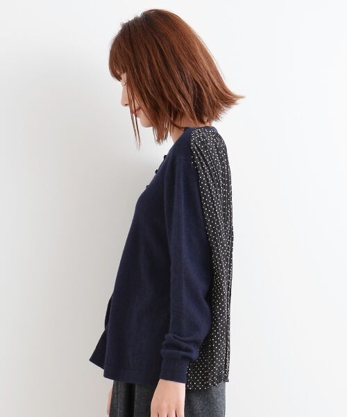 ＊＊NIMES / ニーム ニット・セーター | 12G天竺編バックプリ-ツCD | 詳細2