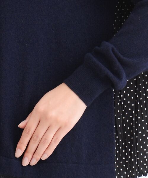 ＊＊NIMES / ニーム ニット・セーター | 12G天竺編バックプリ-ツCD | 詳細5