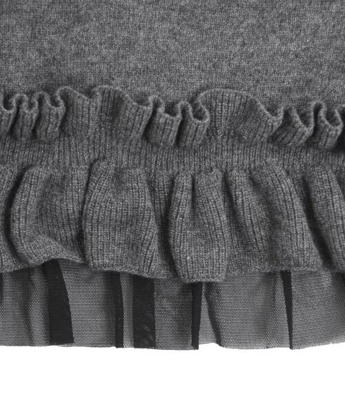 ＊＊NIMES / ニーム ニット・セーター | 12G天竺編ヘムフリルデザインP/O | 詳細4