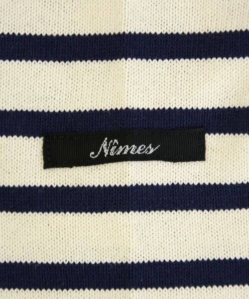 ＊＊NIMES / ニーム ミニ丈・ひざ丈ワンピース | 16/2ボーダー 後ろボタン開OP | 詳細8