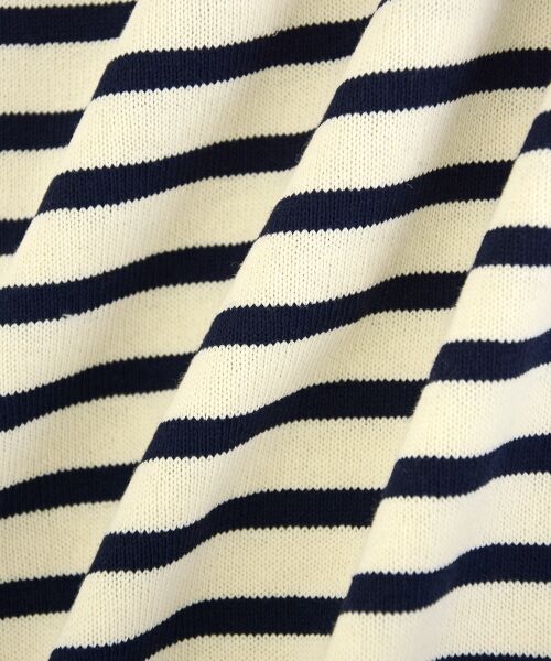 ＊＊NIMES / ニーム ミニ丈・ひざ丈ワンピース | 16/2ボーダー 後ろボタン開OP | 詳細9