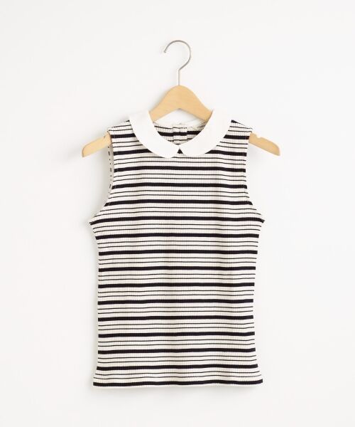 ＊＊NIMES / ニーム カットソー | ワイドテレコBD 衿付P/O（MIX1）