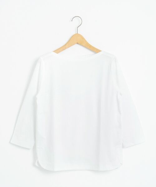＊＊NIMES / ニーム カットソー | 60/1バイオシルケットスムース ボートネックP/O（オフ）