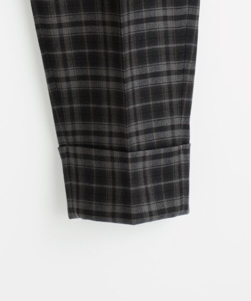 ＊＊NIMES / ニーム ミニ・ひざ丈スカート | ストレッチフラノチェック センタープレスパンツ | 詳細5