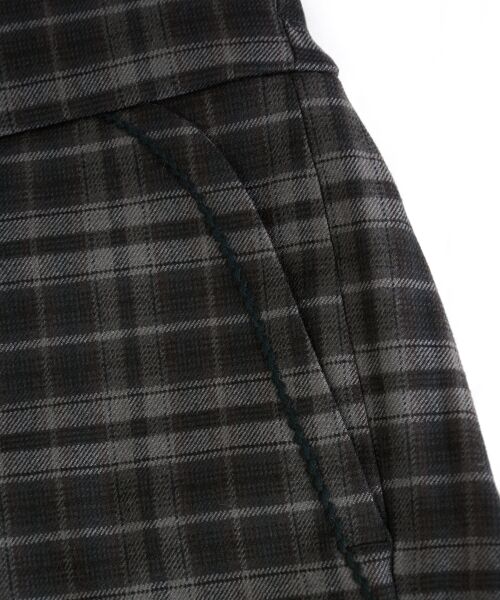 ＊＊NIMES / ニーム ミニ・ひざ丈スカート | ストレッチフラノチェック センタープレスパンツ | 詳細7