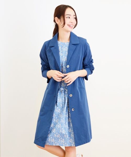 ＊＊NIMES / ニーム その他アウター | Ny/Peピーチ コート（ブルー）