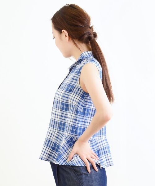 SUBLATIONS ノースリーブトップス MOSH DRY ノースリーブ BORDER ALOHA タンクトップ ノースリーブ