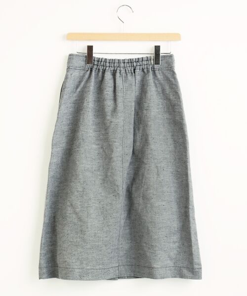 セール】 C/LINEN TOPツイル ラップSK （ミニ・ひざ丈スカート