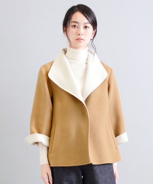 セール】 リバーメルトン AラインショートCT （その他アウター