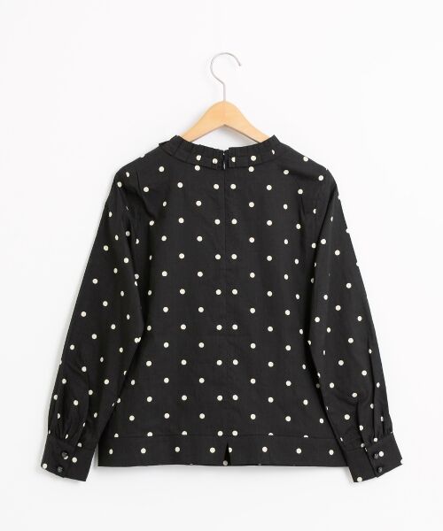 ＊＊NIMES / ニーム シャツ・ブラウス | Dots et LIBERTY プリーツカラータックBL | 詳細1